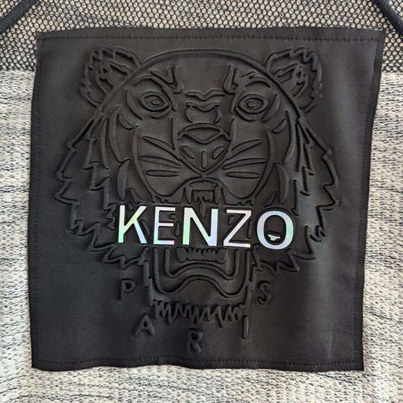 KENZO Paris Women's Embossed Black Lucky Tiger Hoodie - Size M - Picture 5 of 11